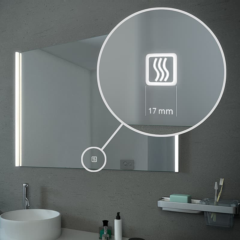 spiegelverwarming touch sensor led spiegel