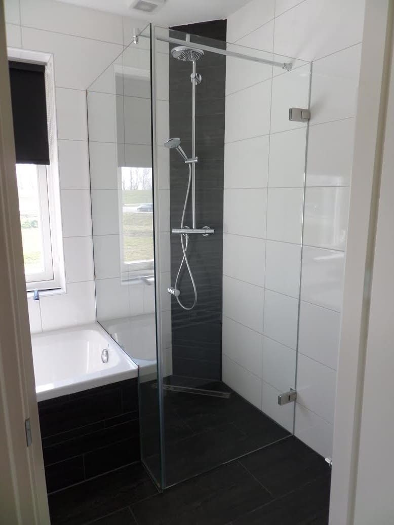 Douchecabine glasbestellen.nl Douchewand laten plaatsen
