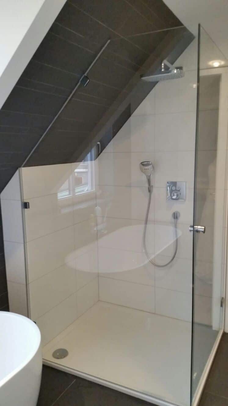 Douchecabine glasbestellen.nl Douchewand laten plaatsen