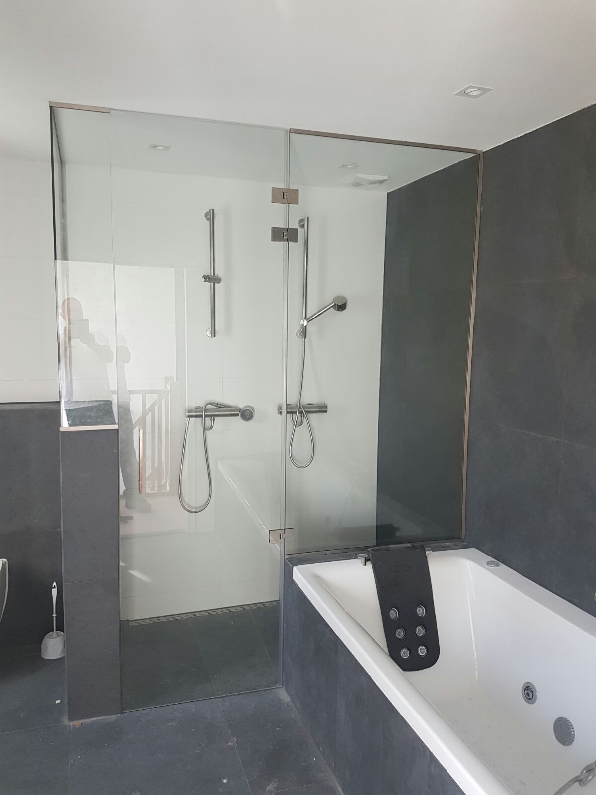 Douchecabine glasbestellen.nl Douchewand laten plaatsen