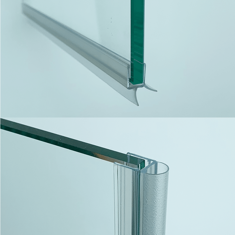 closeup van afdichtstrip onderkant en zijkant