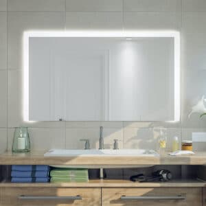 Spiegel met LED boven & zijkanten