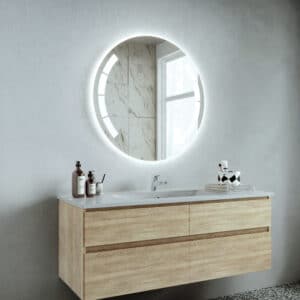 Ronde spiegel met LED