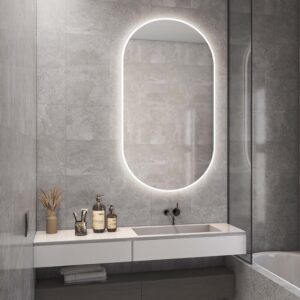 ovale verlichte spiegel hoog